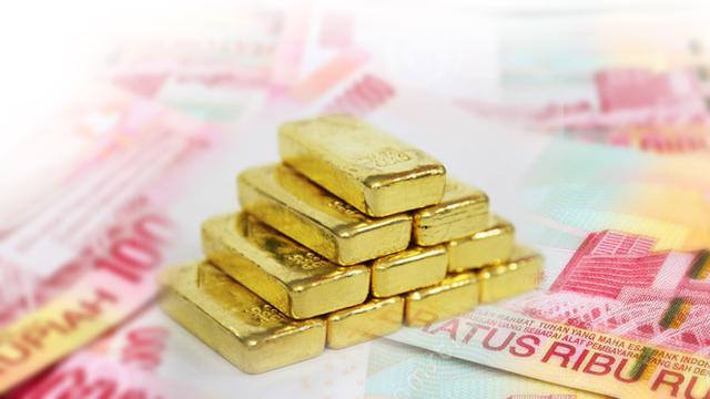 Harga Emas Turun ke Level Terendah 2 Bulan